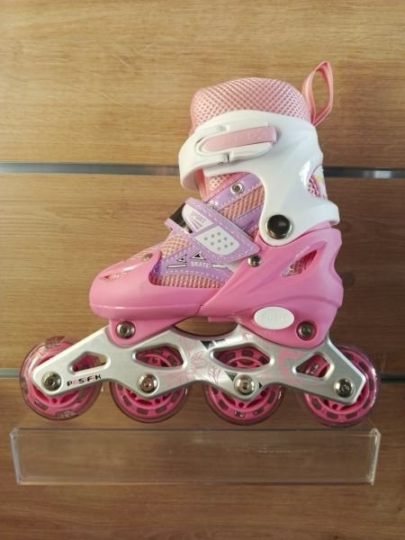 pasifik sport ışıklı çift sıra ayarlanabilir tekerlekli paten