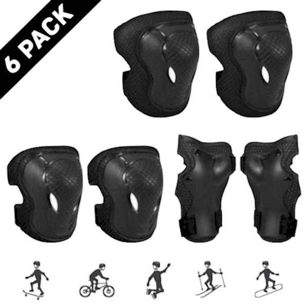 roxa üçlü koruma seti-PAD KİT (dizlik dirseklik bilkelik)