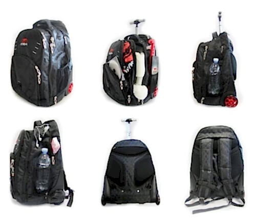 edea trolley backpack buz pateni çantası