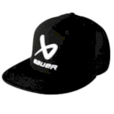 bauer core flat brim snapback sr siyah şapka