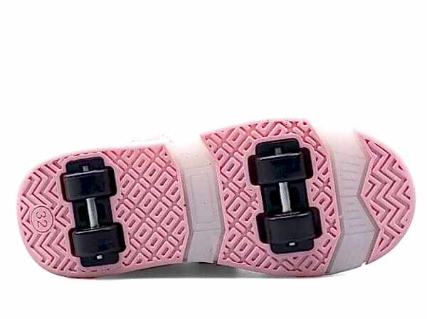 Carby tekerlekli ayakkabı siyah/altın/pembe