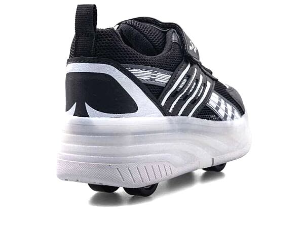 Carby tekerlekli ayakkabı siyah/beyaz/b.buz